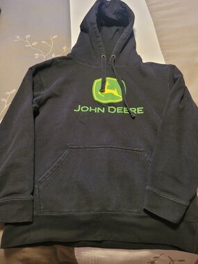 John Deere Black Hoodie